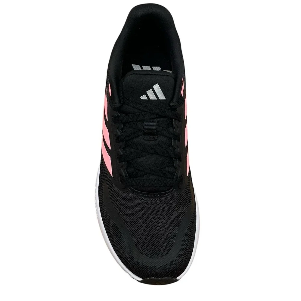 Adidas Runfalcon Youth Girls Running Shoes Size 4 Black-Coral Comfort Sneakers